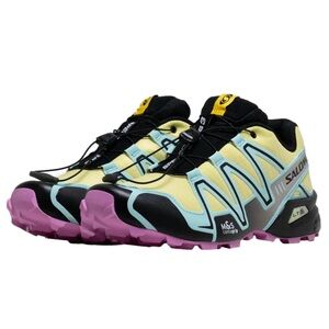 🩵💛 SALOMON SPEEDCROSS 3 YELLOW AQUA 💛🩵